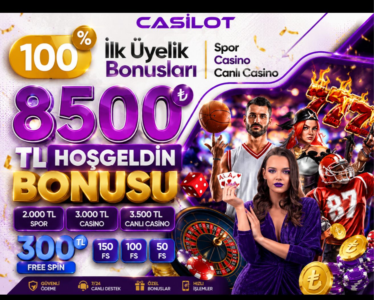 Casilot 8500 TL Bonus
